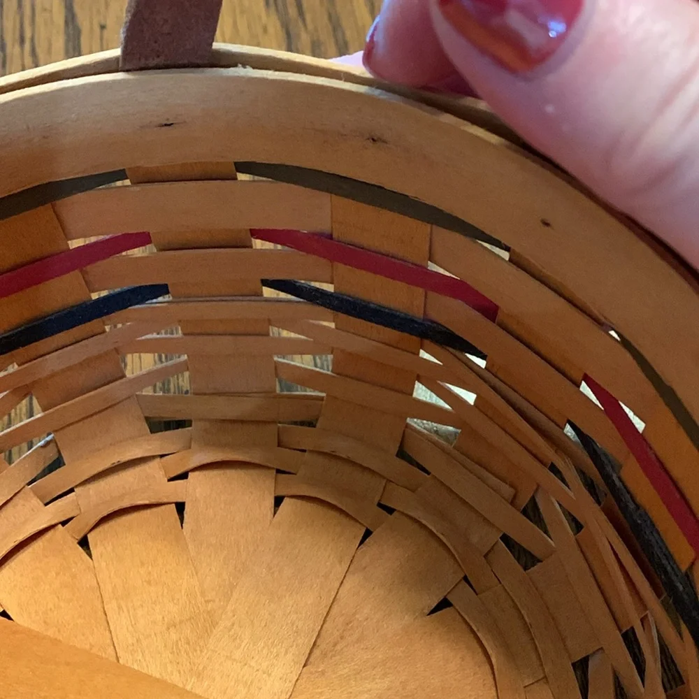 Longaberger Heartland Button Basket